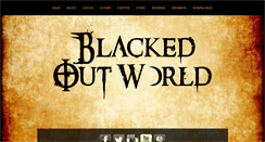 Desktop Screenshot of blackedoutworld.com